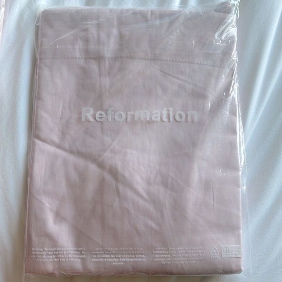 NEW Reformation Laguna Two Piece Matching Midi Set Cherry Blossom Pink US 4 UK 8 - Picture 6 of 16